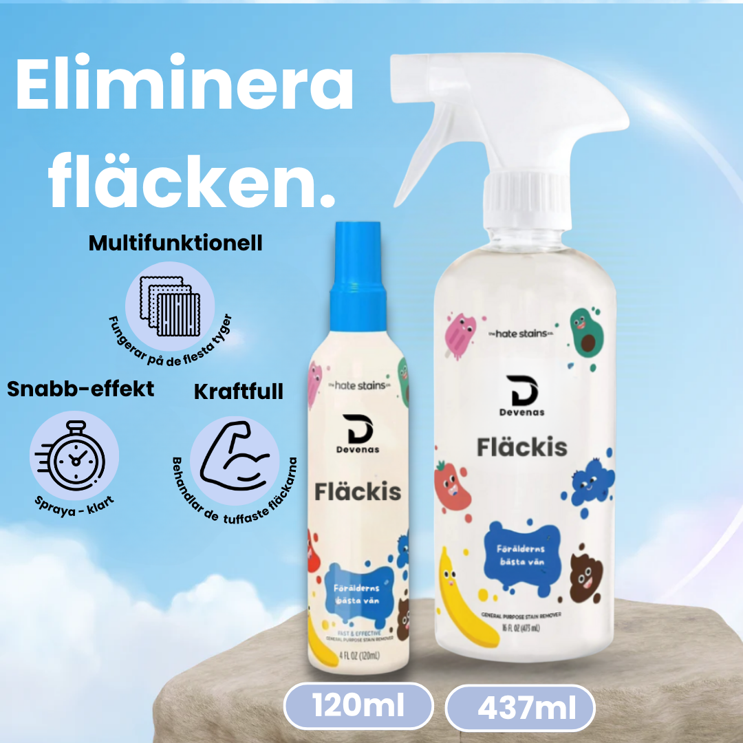 Fläckis™ - Få Bort ALLA Fläckar På Första Försöket