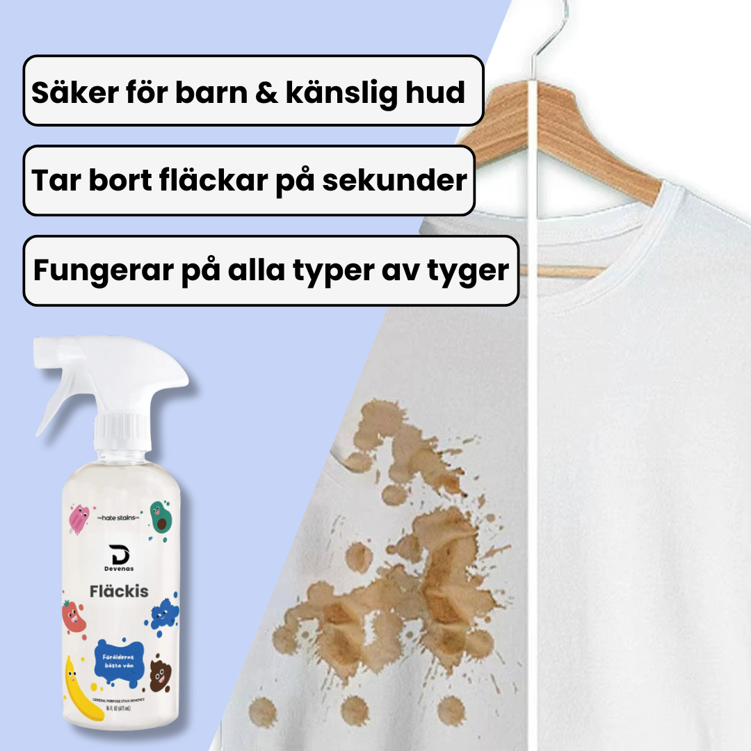 Fläckis™ - Få Bort ALLA Fläckar På Första Försöket